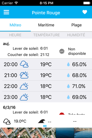 Marseille InfosPlages screenshot 2