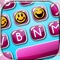 Forget about your default keyboard and brighten your world with Custom Color Keyboard with fun emoticons and color splash effects on your phone