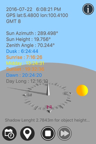 Sun Calculator screenshot 2