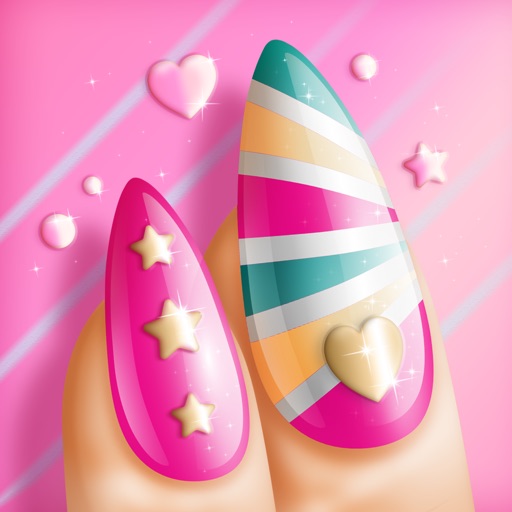Nail Polish Games For Girls: Do Your Own Nail Art Designs in Fancy Manicure Salon Icon