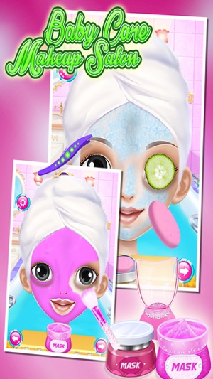 Baby Care Makeup Salon - Makeover Free Games for kids & girl(圖2)-速報App