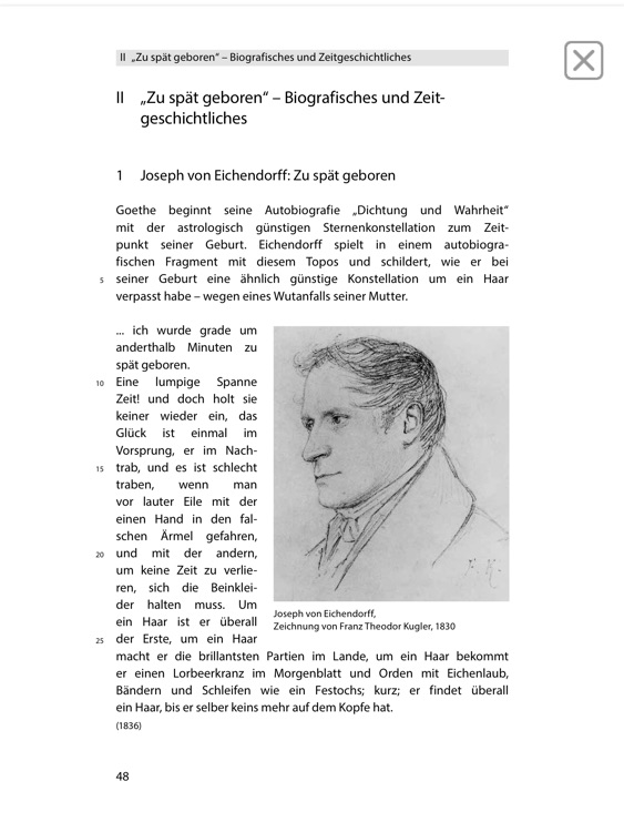 Das Marmorbild -  Edition.Hörbuch  Deutsch-Lektüren zum Lesen und Hören von Klett für Oberstufe und Abitur mit Zusatzmaterialien screenshot-4