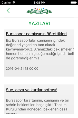 Bursasporluyuz screenshot 4