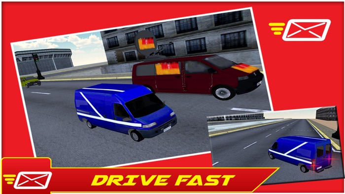 City Mail Delivery Van Sim 3D