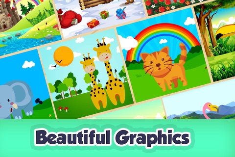 Kids Animals Jigsaw Puzzles – My First Educational Puzzles Game for Learning Animals, Birds, Fruits and Vegetable screenshot 3