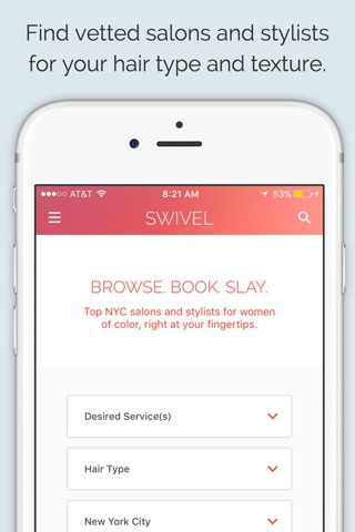 Swivel Beauty - Stylist Finder screenshot 2