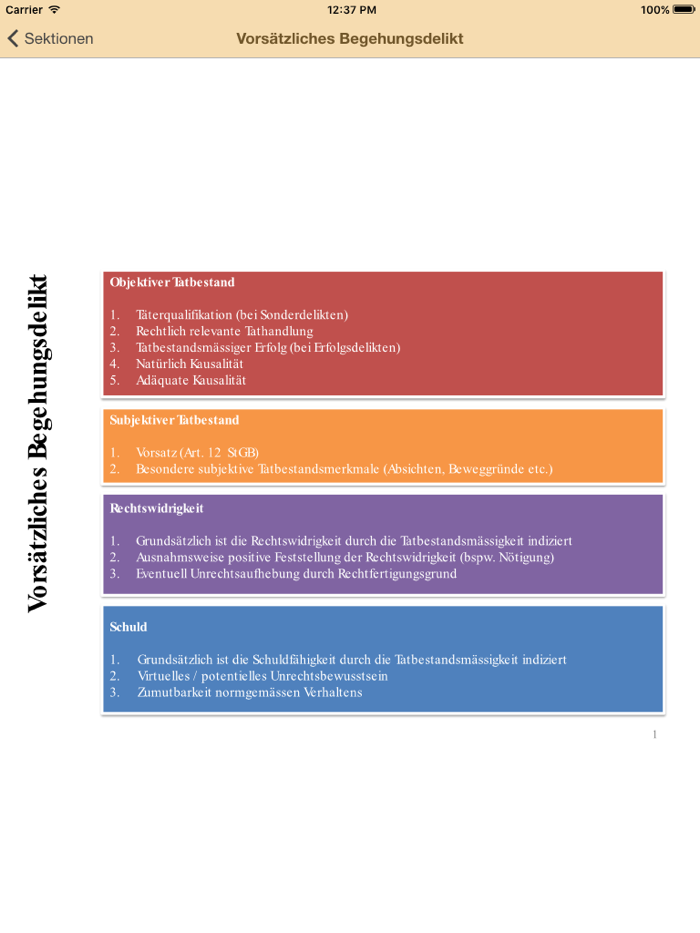 Strafrecht I Verbrechenslehre