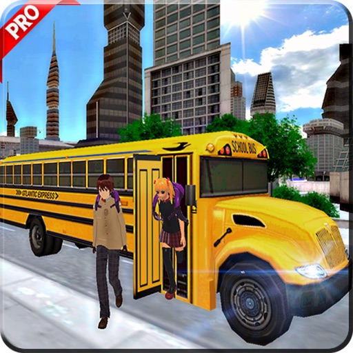 3D New York City School Bus Driver Simulator: City Bus High School Driver Pro icon
