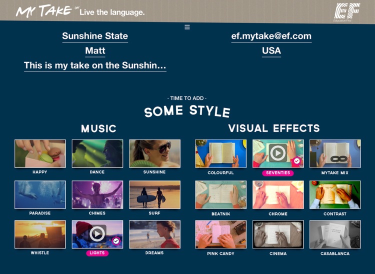 EF MyTake Video Editor for iPad screenshot-4