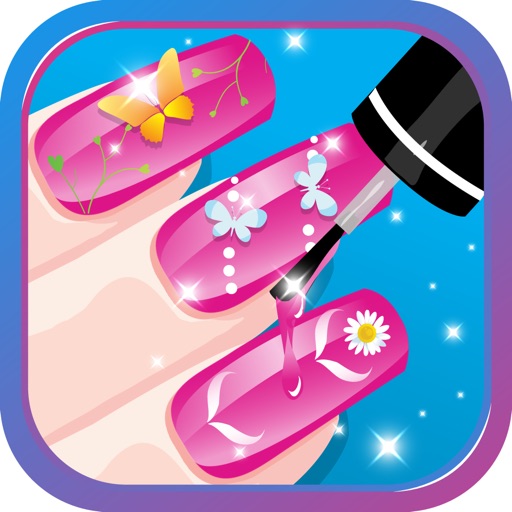 Cookies & Dessert Nail Art Paint : Lovely bride wedding Nail iOS App