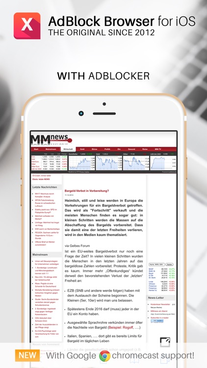AdBlock Browser for Chromecast screenshot-3