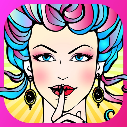 Fashion Coloring Book for Adults: Stress Relieving Color Therapy - Free Fun Girls Colouring Games