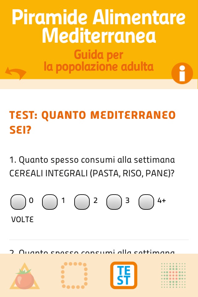 Dieta Mediterranea - Piramide Alimentare screenshot 2