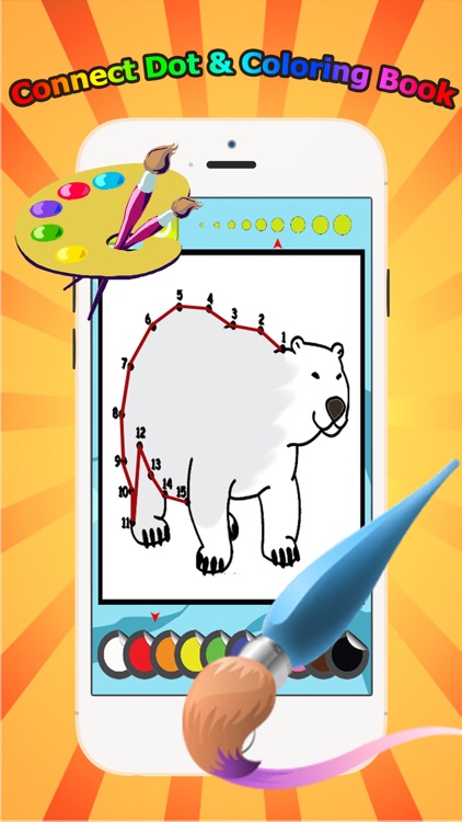 Animals Dot to Dot Coloring Book for Kids grade 1-6: coloring pages learning games screenshot-3