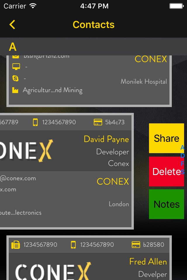 ConeX screenshot 2