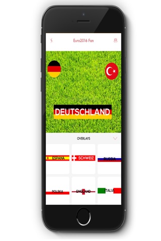 Euro 2016 Fan - Zeigen Sie für Welches Land Sie stehen mit einem Banner oder Sticker bei der em 2016 screenshot 2