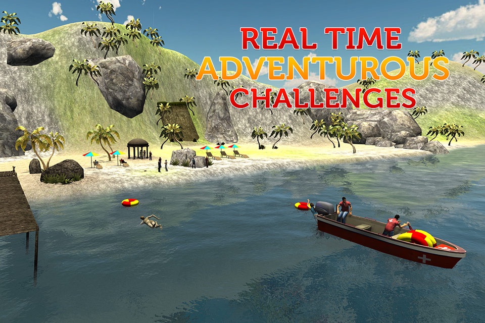 Lifeguard Rescue Boat – Sailing vessel game screenshot 3