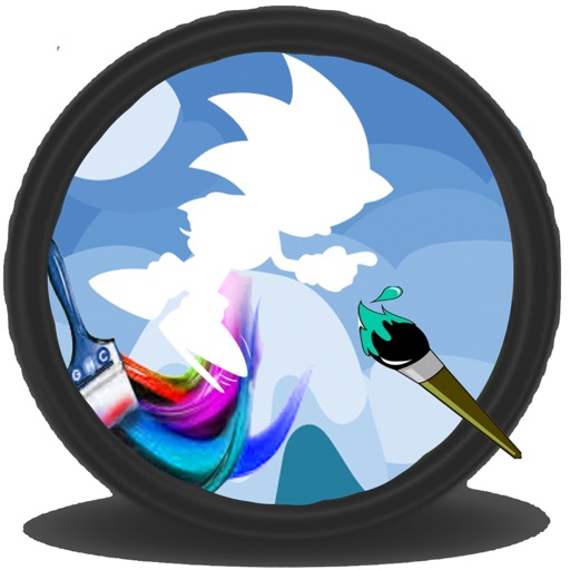 Color For Kids Game sonic Hedgehog Edition Icon