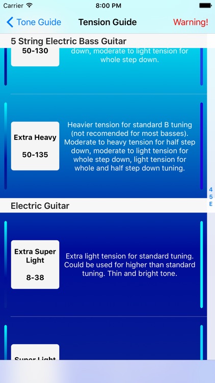 StringTracker Tone/Gauge Guide screenshot-4