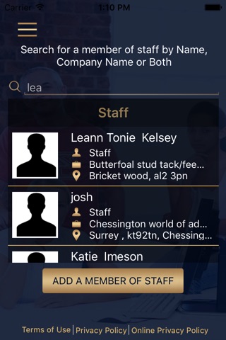 Staffspotlight screenshot 3