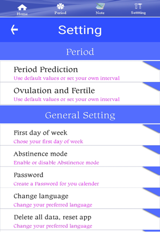 Ovulation Tracker, Fertility screenshot 2