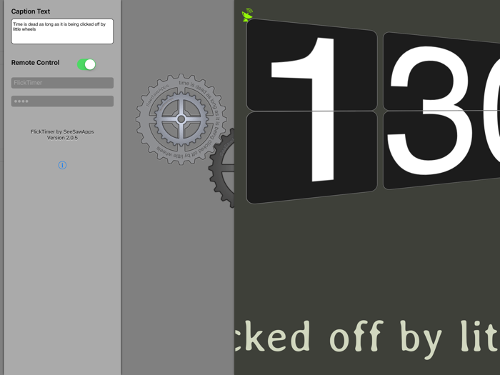 Flick Timer with Remote Control