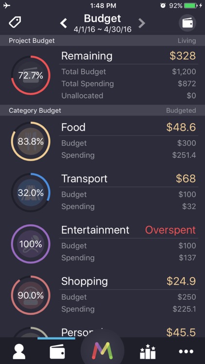 MOZE PRO - Keep track of your money screenshot-3
