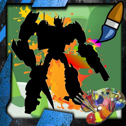 Coloring For Kids Games Optimus Prime Edition iOS App