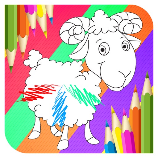Baa Baa Black Sheep - Poem Coloring Book for Kids icon
