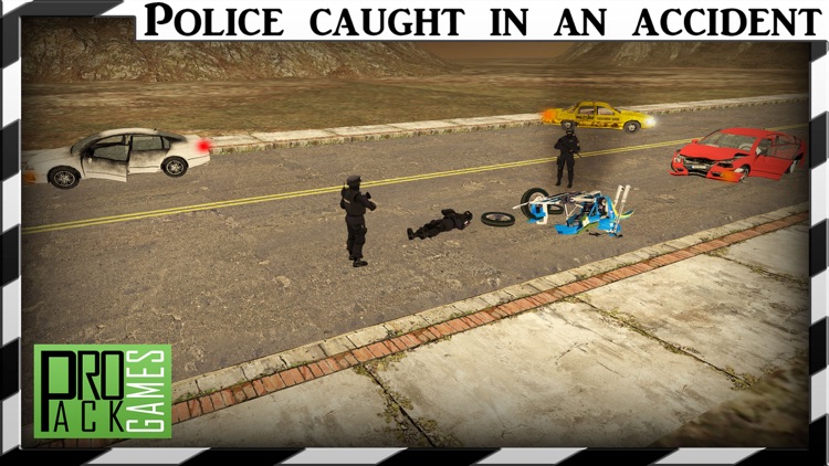 Dangerous robbers & Police chase simulator - Dodge through highway traffic and arrest dangerous robbers screenshot-3