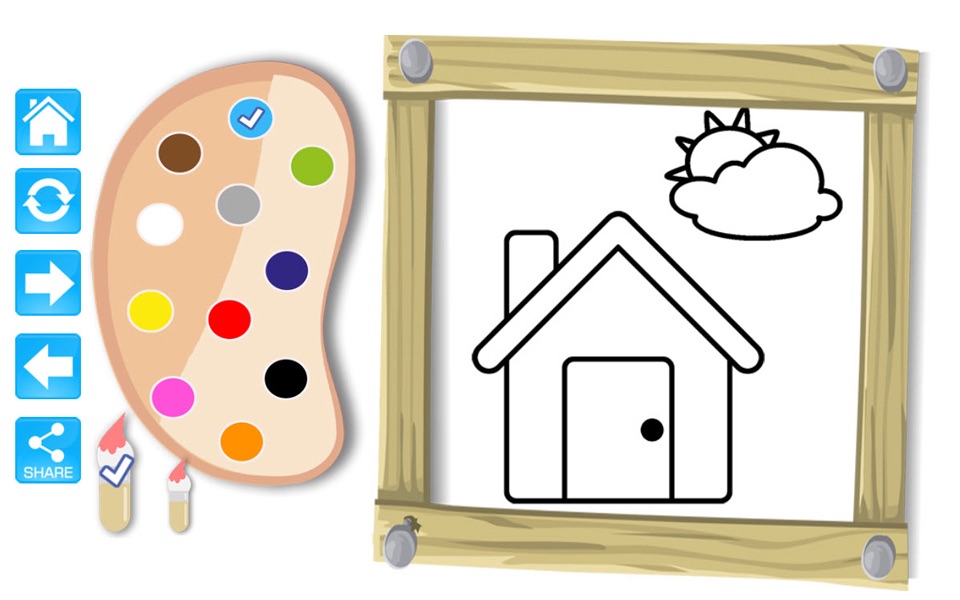 Easy Coloring Book For Kids screenshot 2