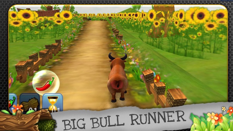 3d black bull stampede run- A fun infinite Running game screenshot-4