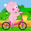 Peppy Pig Bike Racing