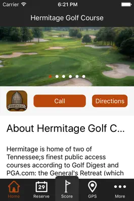 Game screenshot Hermitage Golf Course - Scorecards, GPS, Maps, and more by ForeUP Golf mod apk