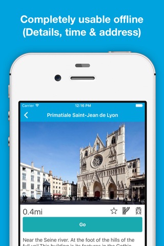 Lyon, France guide, Pilot - Completely supported offline use, Insanely simple screenshot 3