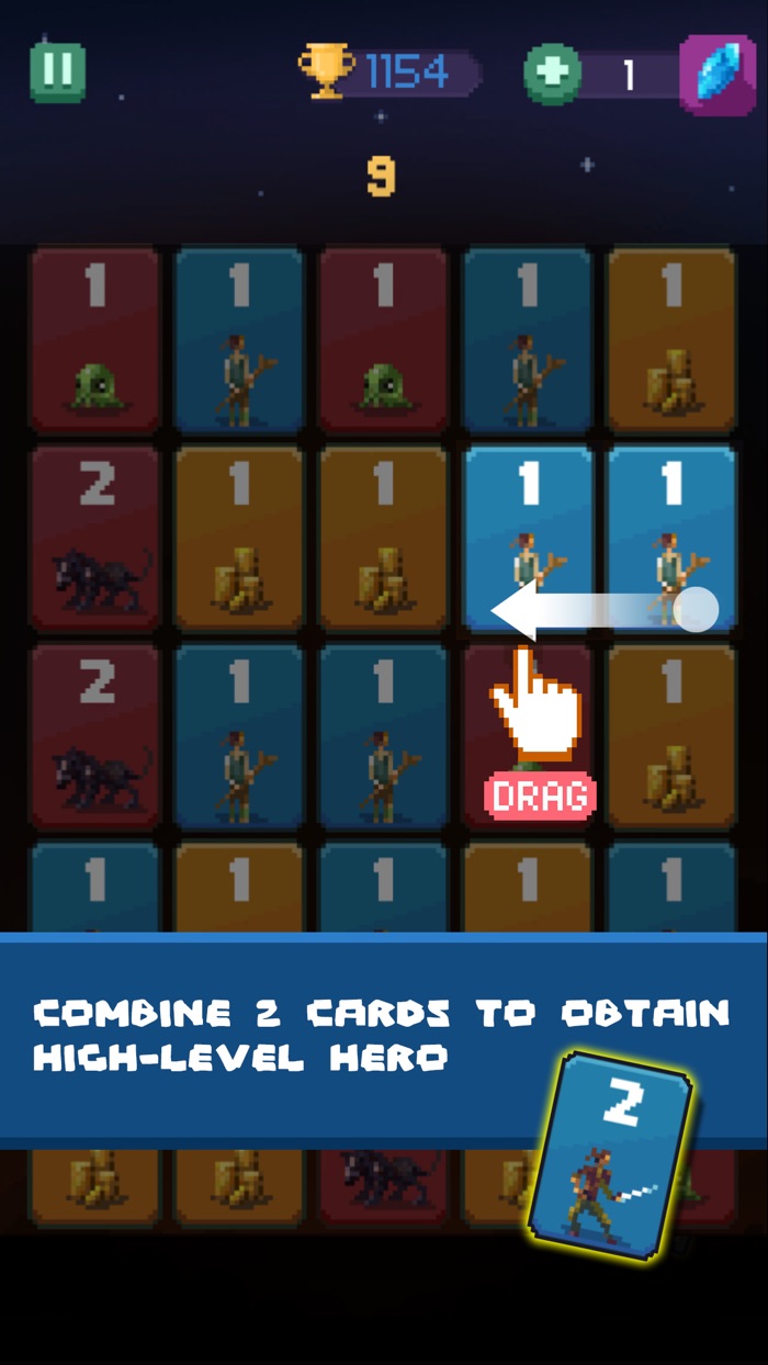 Puzzle Dragon - 2048 RPG, Daringly Addictive