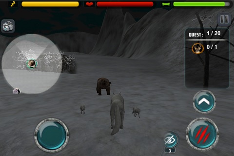 Wolf Quest Forest Life 3d Simulator screenshot 4