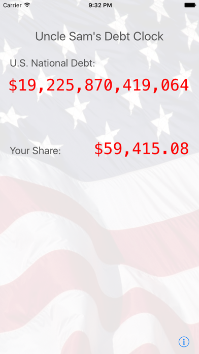 How to cancel & delete Uncle Sam's Debt Clock from iphone & ipad 1