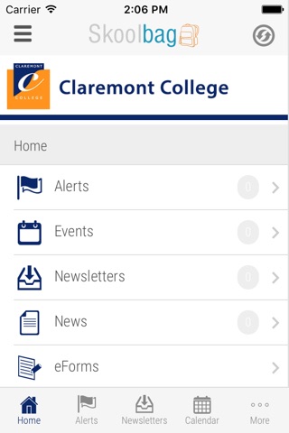 Claremont College screenshot 2