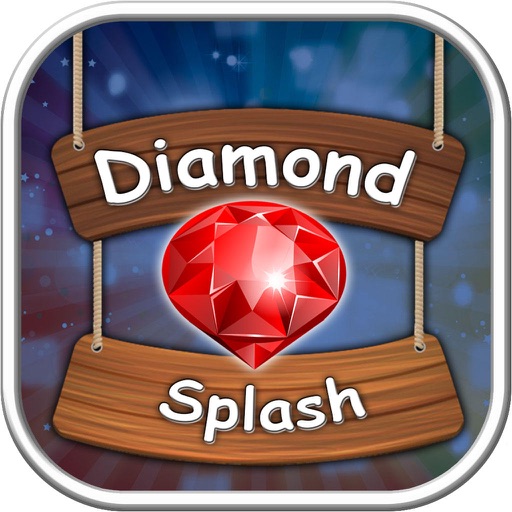 Diamond Splash - Diamond Rush Game of Puzzle Master iOS App