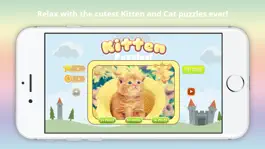 Game screenshot Kitten and Cat Jigsaw Puzzles - A therapeutic stress relief game for Children, Toddlers and Adults! apk