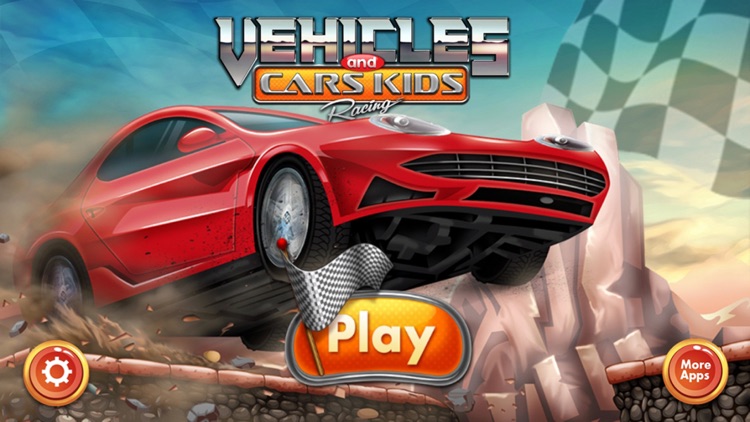 Vehicles and Cars Kids Racing : car racing game for kids simple and fun ! FREE