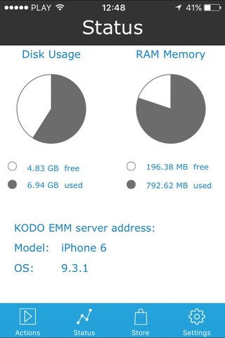 Storware KODO EMM screenshot 2