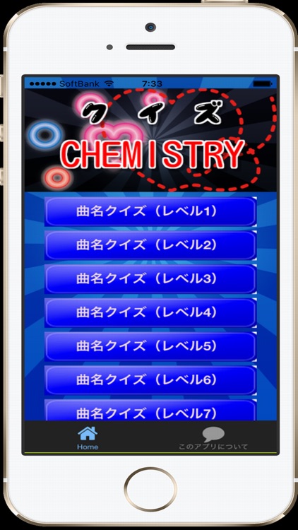 曲名 for CHEMISTRY　～穴埋めクイズ～