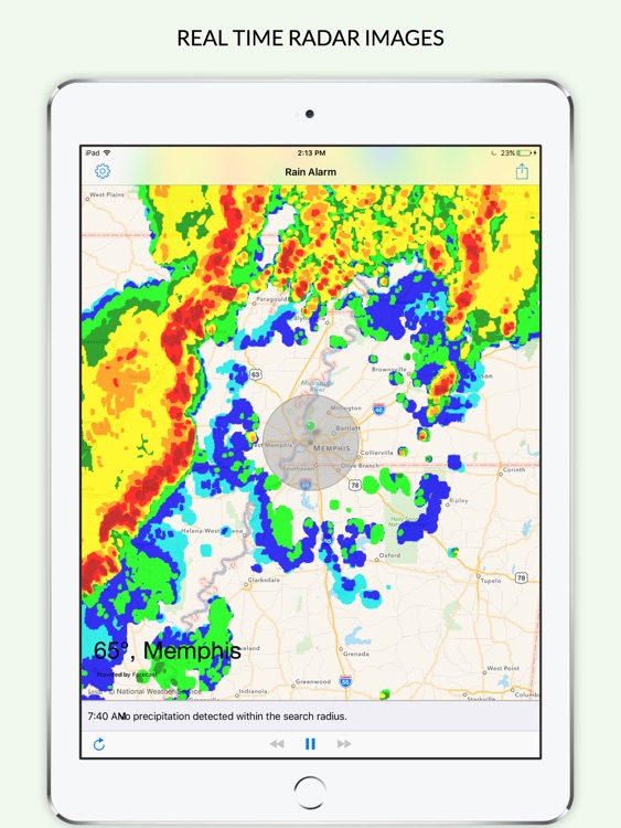 Rain Alarm XL - Rain Alerts and Live Doppler Radar Images