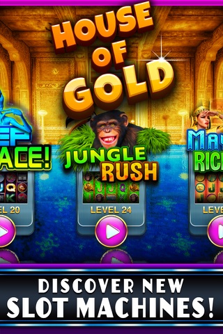 Slots House of Gold! FREE Fun Vegas Casino of the Jackpot Palace Inferno! screenshot 4