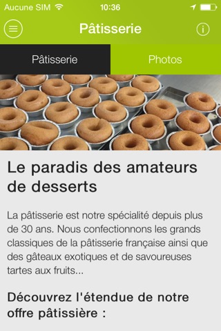 Pâtisserie Française screenshot 2