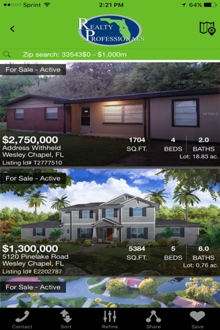 Realty Pros Home & Rental Search screenshot 2