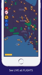 AU Tracker Free : Live Flight Tracking & Status Captura de tela 2