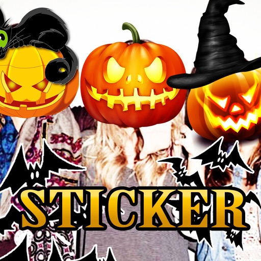 Halloween Sticker Beat -Camera Photo Sticker Plus HD icon